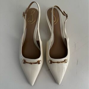 Sam Edelman Fitzgerald Kitten Heel in Ivory